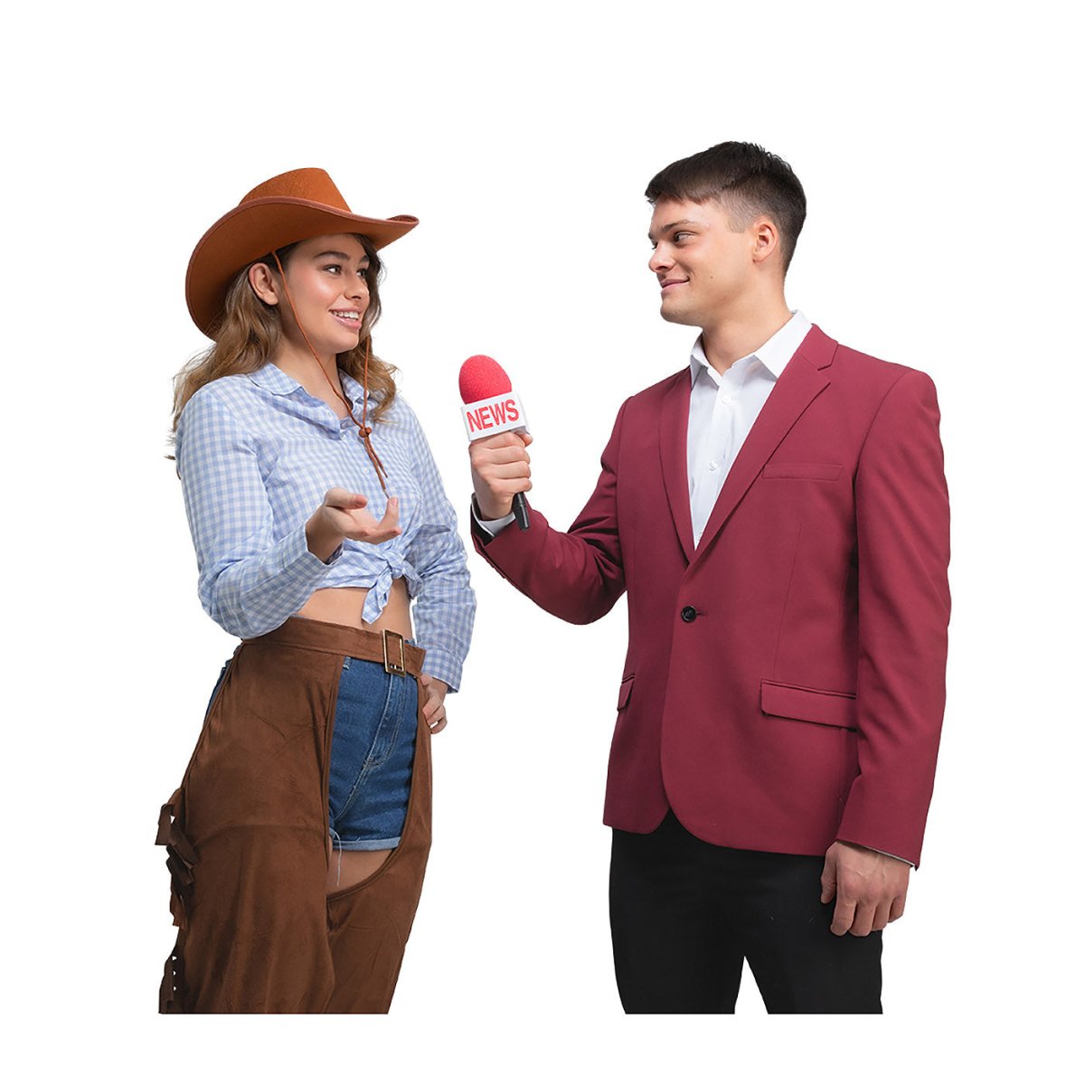 Wicked Costumes Ltd - Funny News Microphone - Adult - Fancy Dress Central