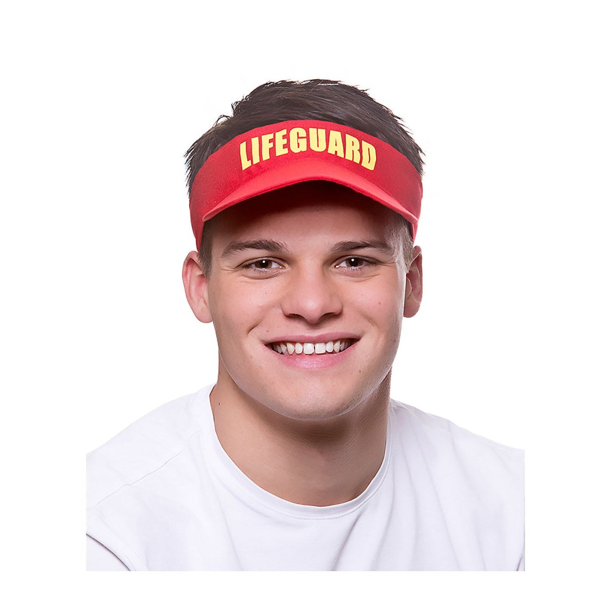 Wicked Costumes Ltd - Lifeguard Visor Hat - Adult - Fancy Dress Central