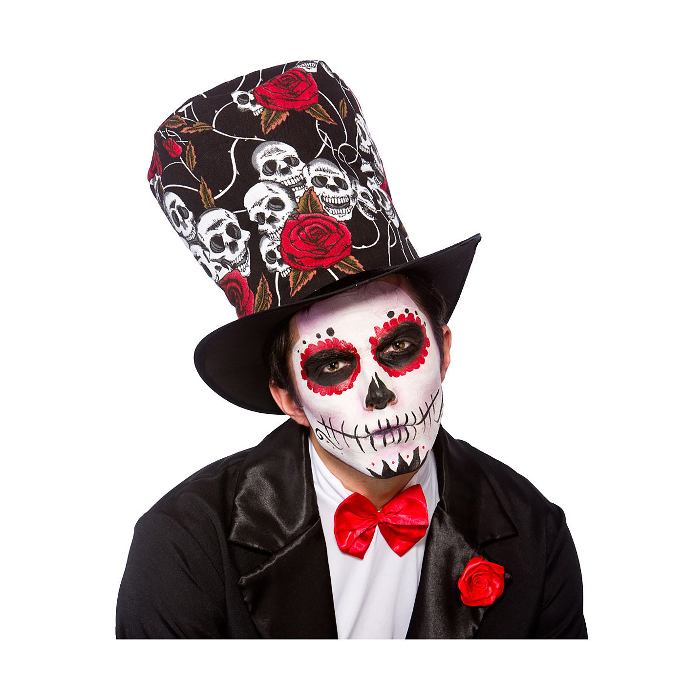 Day of The Dead Top Hat - Adult