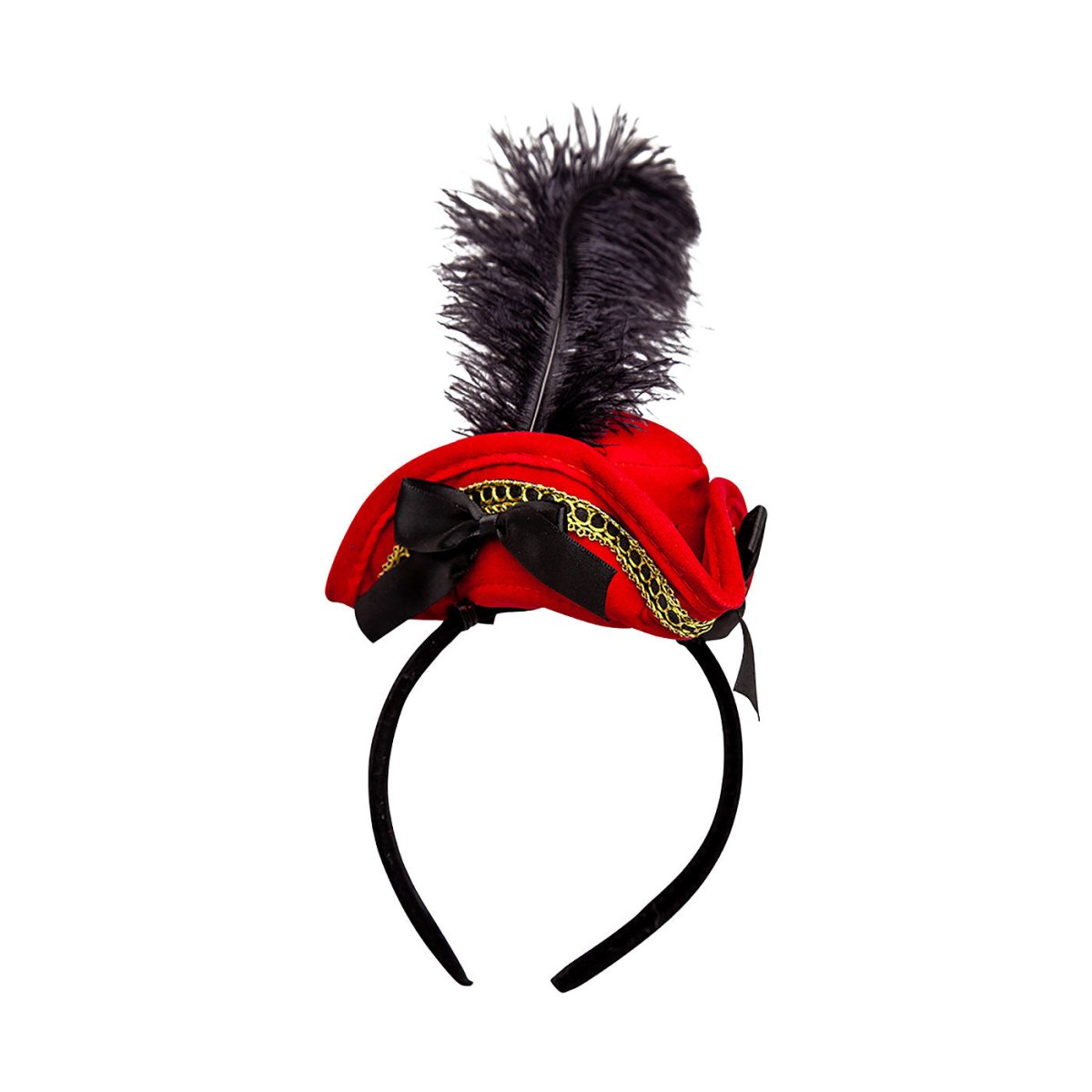 Wicked Costumes Ltd - Mini Pirate Hat on a Headband - Adult - Fancy Dress Central
