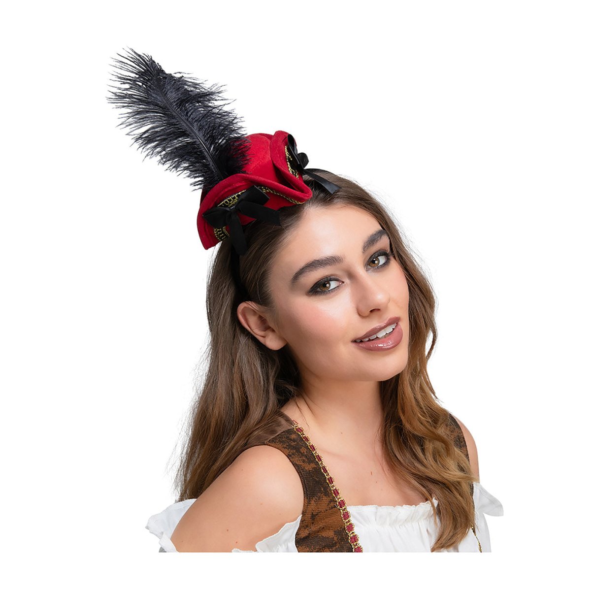 Wicked Costumes Ltd - Mini Pirate Hat on a Headband - Adult - Fancy Dress Central