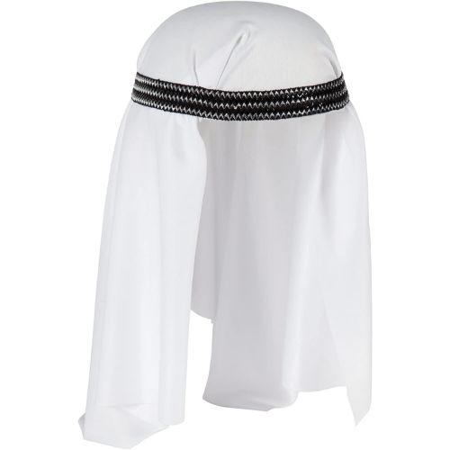 Adult Unisex Headpiece with Deluxe Band Arabian Fancy Dress Accessory