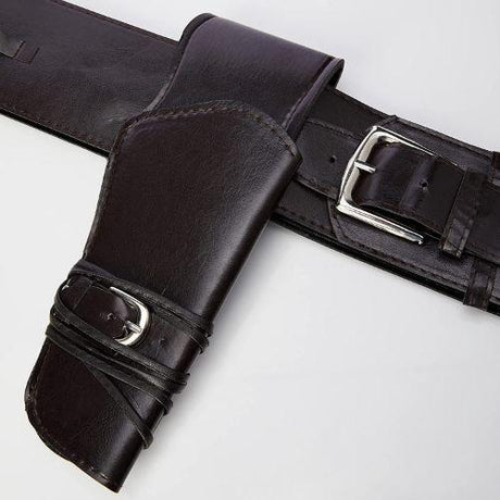 Adult Unisex Western Wandering Gunman Belt & Holster Fancy Dress Accessory