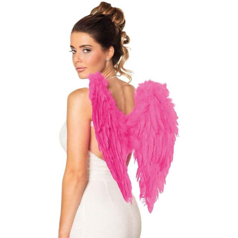 Adult Women's Angel Feather Wings Fairy Devil Fancy Dress Accessory