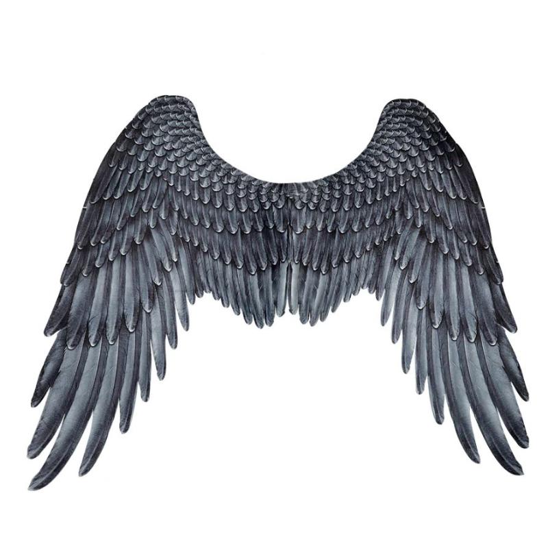 Boland - Archangel Wings (Black) - Adult - Fancy Dress Central