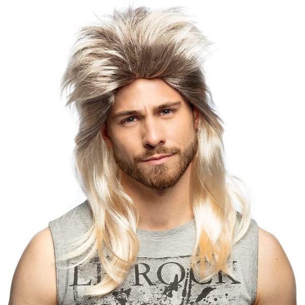 Boland 80s Mullet Wig Adult Men's Pop Rocker Fancy Dress Costume Accessory