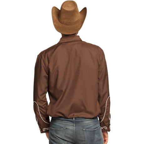 Boland Cowboy Western Shirt Men's Fancy Dress