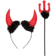 Boland Devil Horns & Fork Set Fancy Dress Accessory