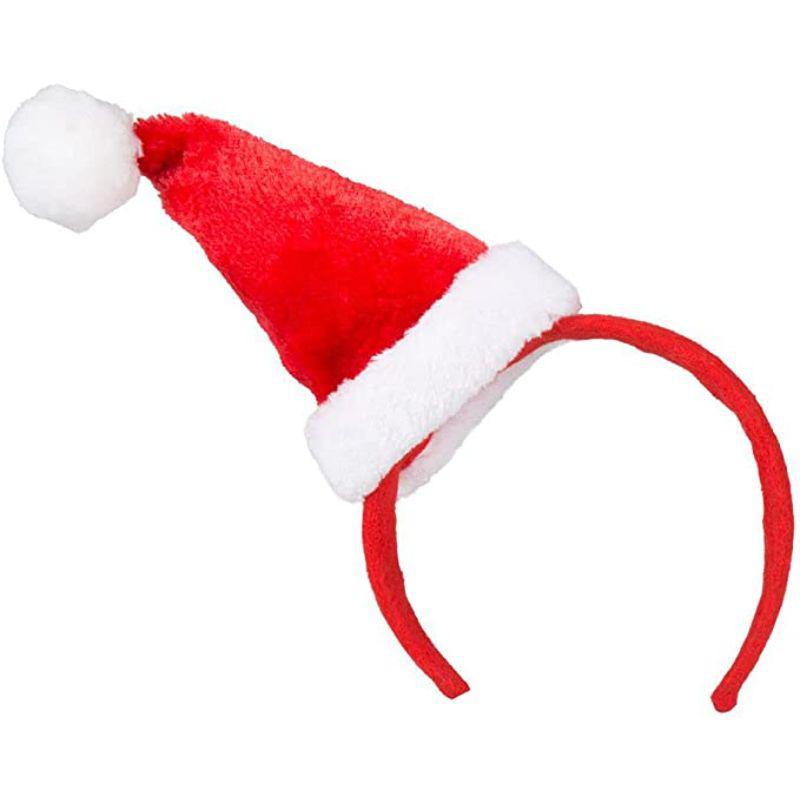 Boland - Mrs Santa Claus Hat on a Headband - Fancy Dress Central