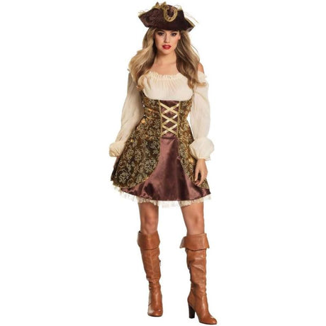 Boland Pirate Treasure Women's Fancy Dress Costume - UK 12-14