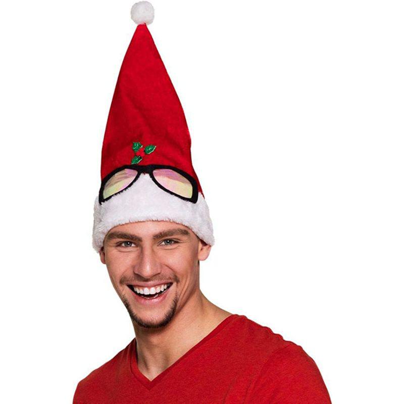 Boland - Santa Claus Staring Glasses Hat - Fancy Dress Central