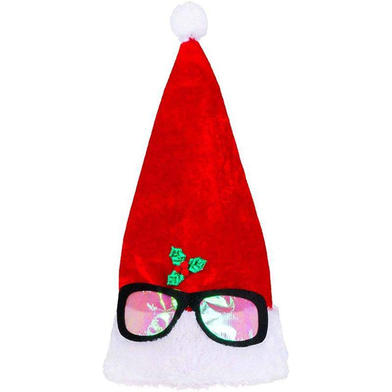 Boland Santa Claus Staring Glasses Hat Christmas Fancy Dress Costume Accessory