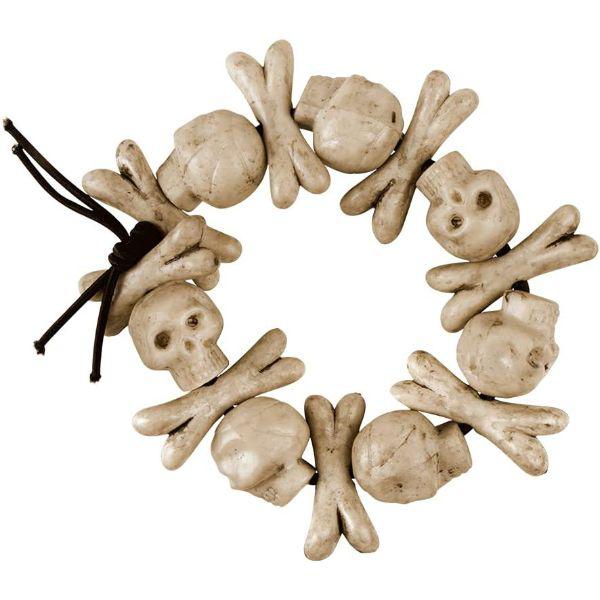 Boland Skull & Bones Bracelet Adult Unisex Fancy Dress Costume Accessory