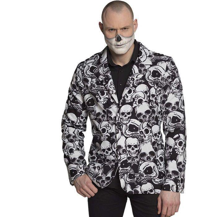 Boland Skulls Day of The Dead Jacket Men's Halloween Fancy Dress