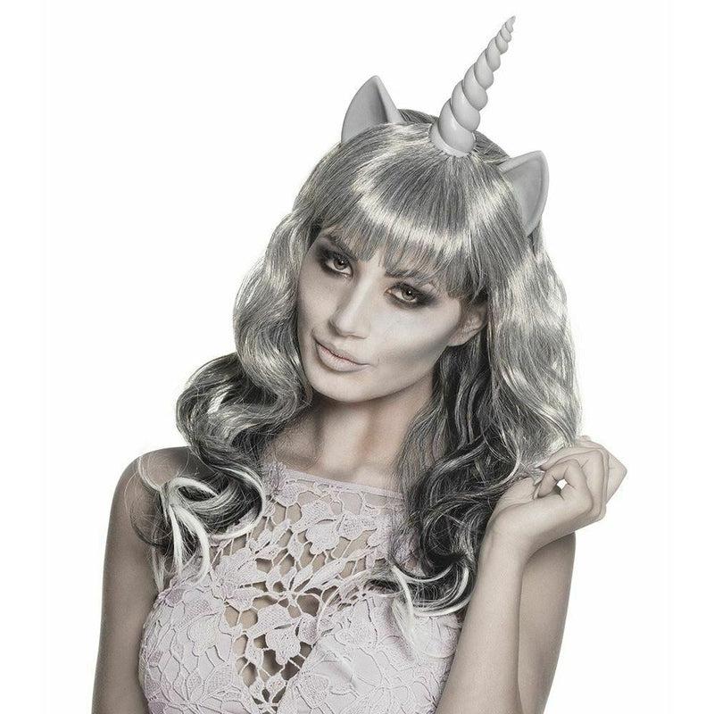 Boland Unicorn Ghost Wig Adult Fancy Dress Accessory