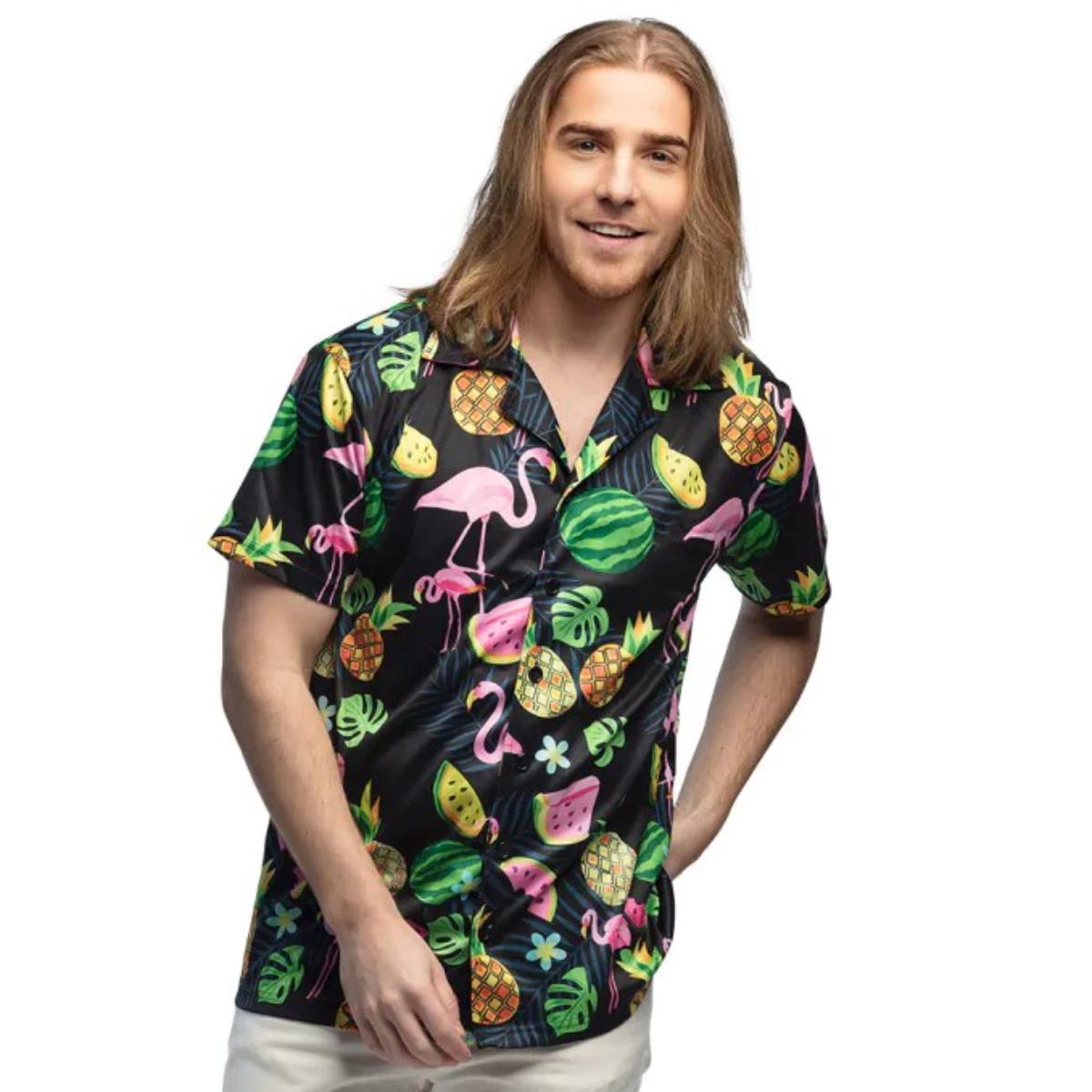 Boland - Swinging Flamingo Shirt - Men - Fancy Dress Central