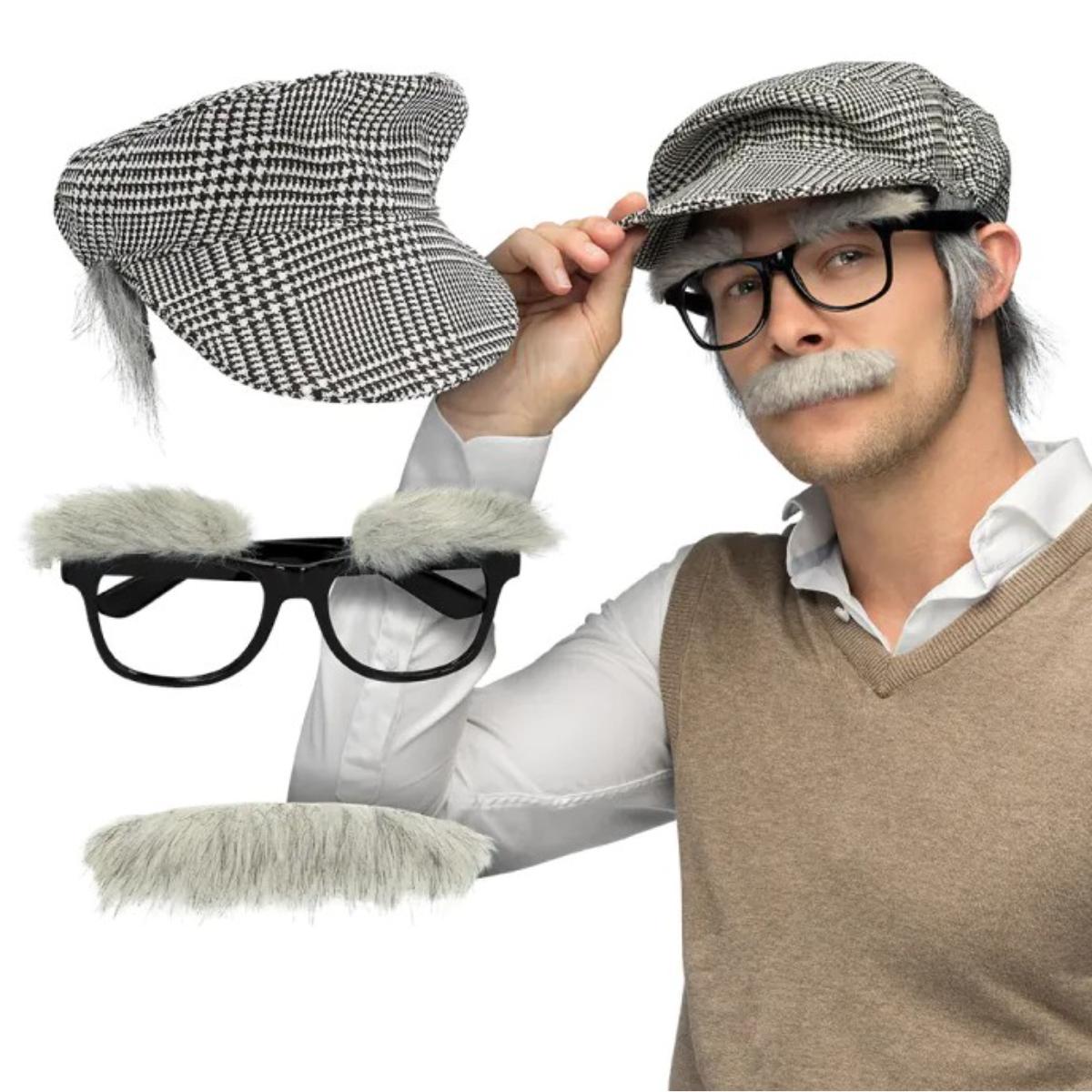 Boland - Grandpa Accessory Set - Adult - Fancy Dress Central