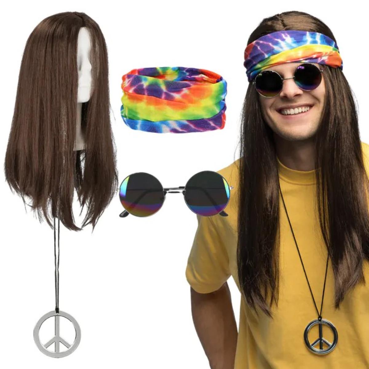 Boland - Hippie Accessory Set - Adult - Fancy Dress Central