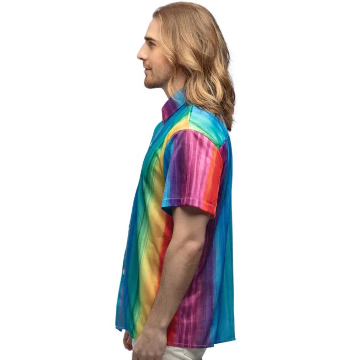 Boland - Rainbow Shirt - Men - Fancy Dress Central