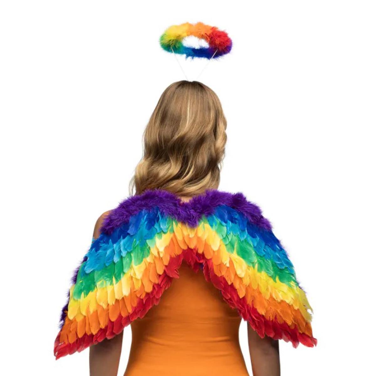 Boland - Rainbow Angel Set - Adult - Fancy Dress Central