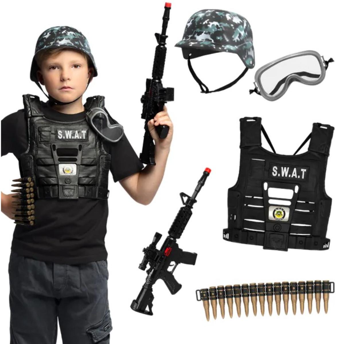 Boland - Police SWAT Accessory Set - Child - Fancy Dress Central