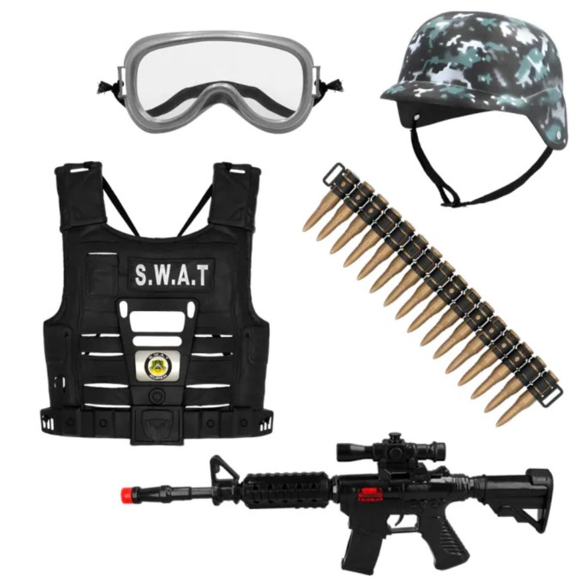 Boland - Police SWAT Accessory Set - Child - Fancy Dress Central