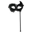 Bristol Novelty Black Lace Masquerade Eye Mask Adult Fancy Dress Costume Accessory