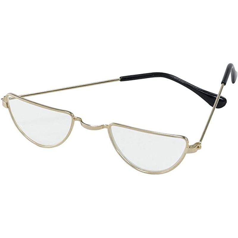 Rubies Masquerade Co. (UK) Ltd - Half Moon Glasses - Adult - Fancy Dress Central