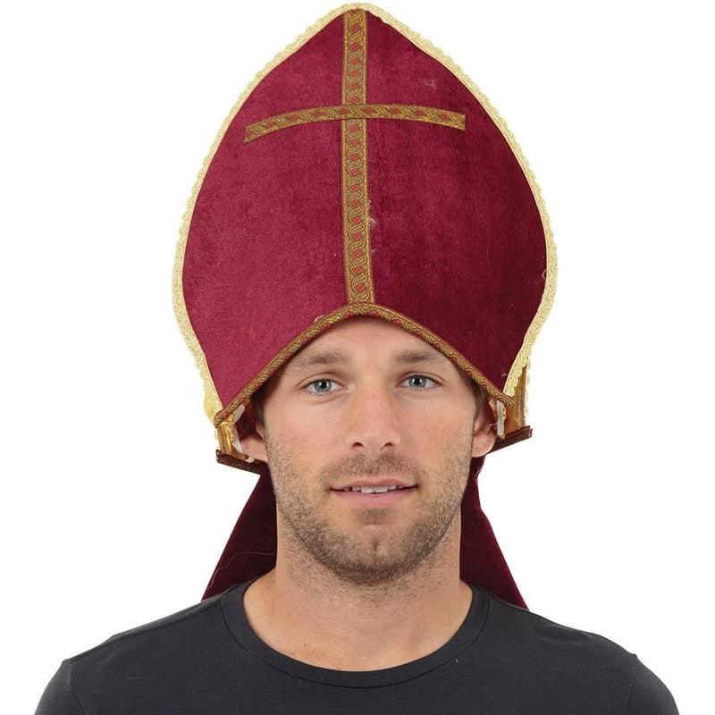 Bristol Novelty Pontiff Bishop Hat Adult Unisex Fancy Dress Accessory