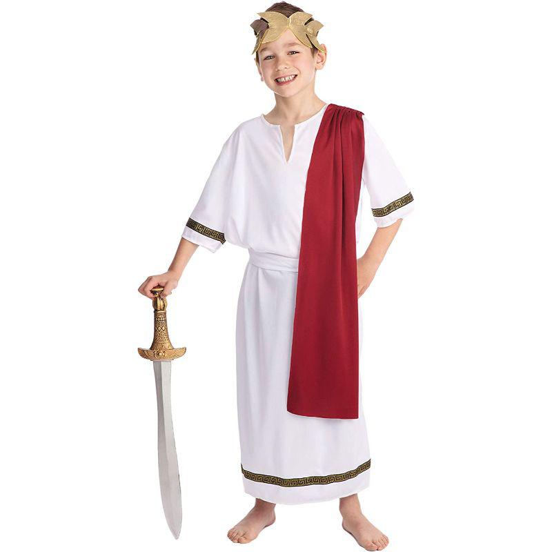 Bristol Novelty Roman Emperor Child Fancy Dress Costume