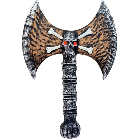 Bristol Novelty Viking Skull Axe Fancy Dress Accessory