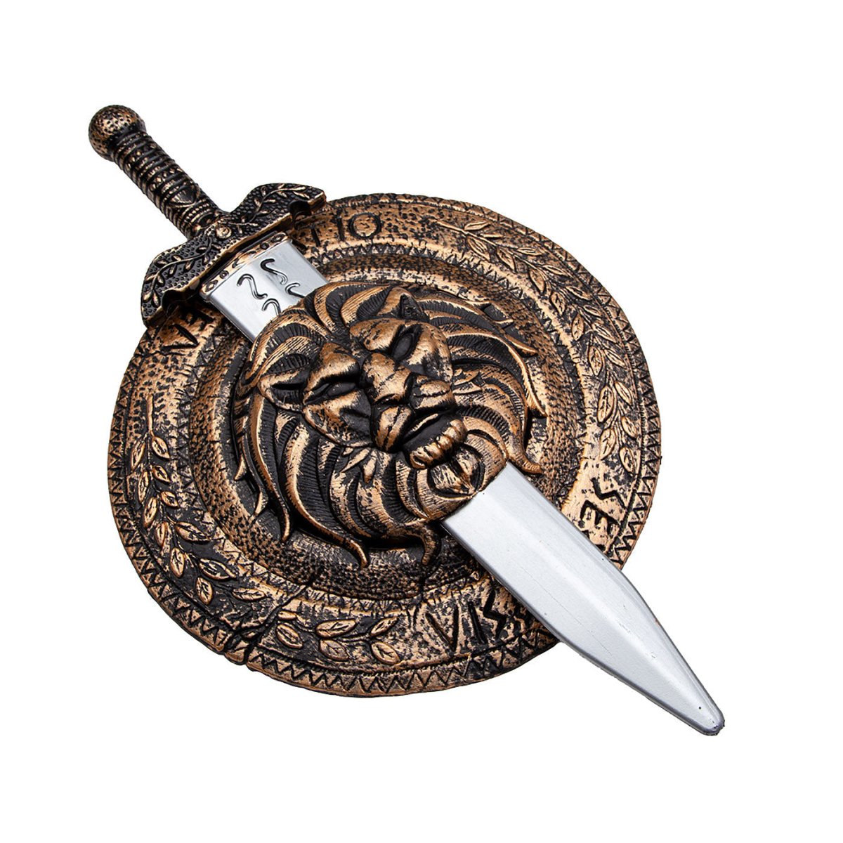 Wicked Costumes Ltd - Roman Shield & Sword (30cm) - Child - Fancy Dress Central