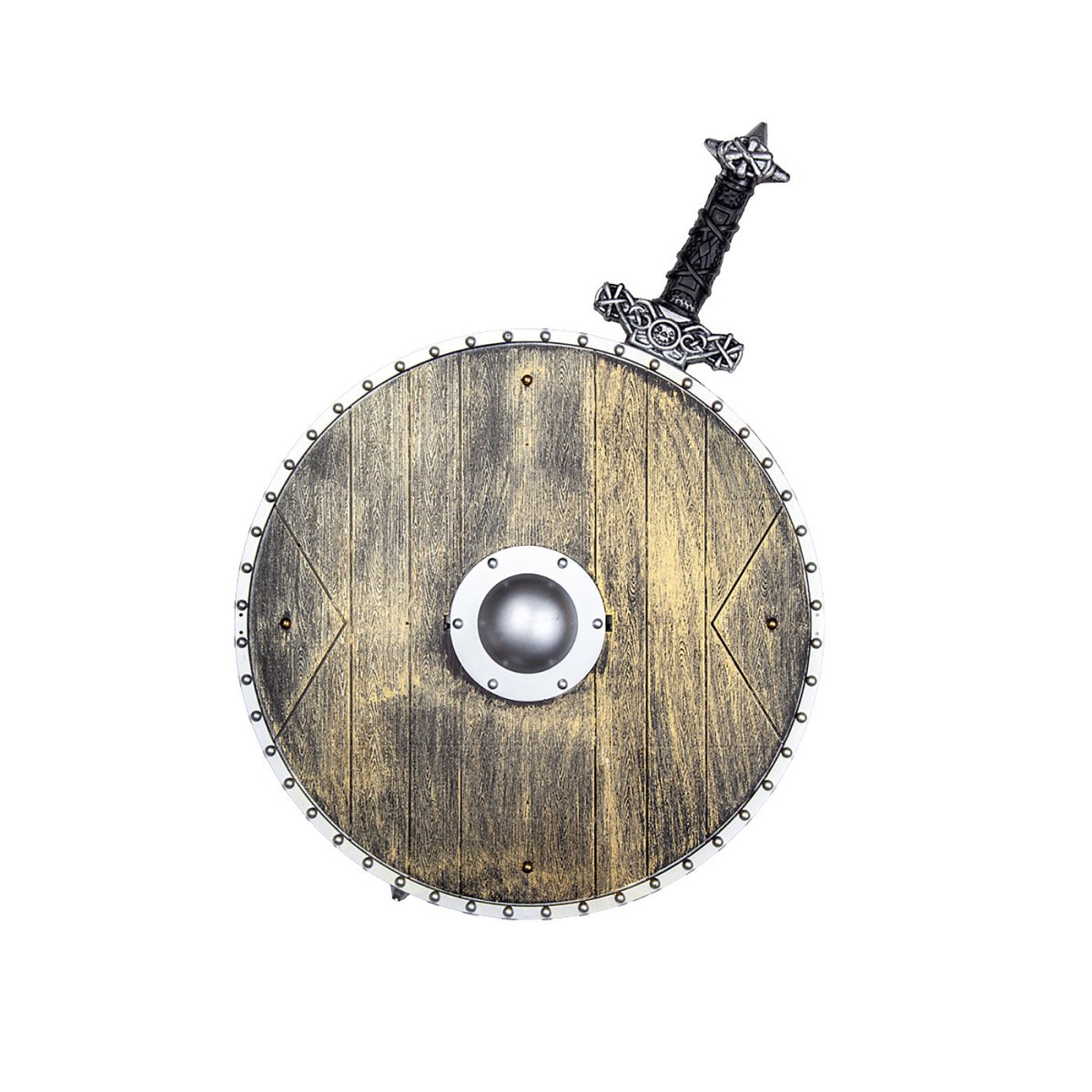 Wicked Costumes Ltd - Viking Sword & Shield - Child - Fancy Dress Central
