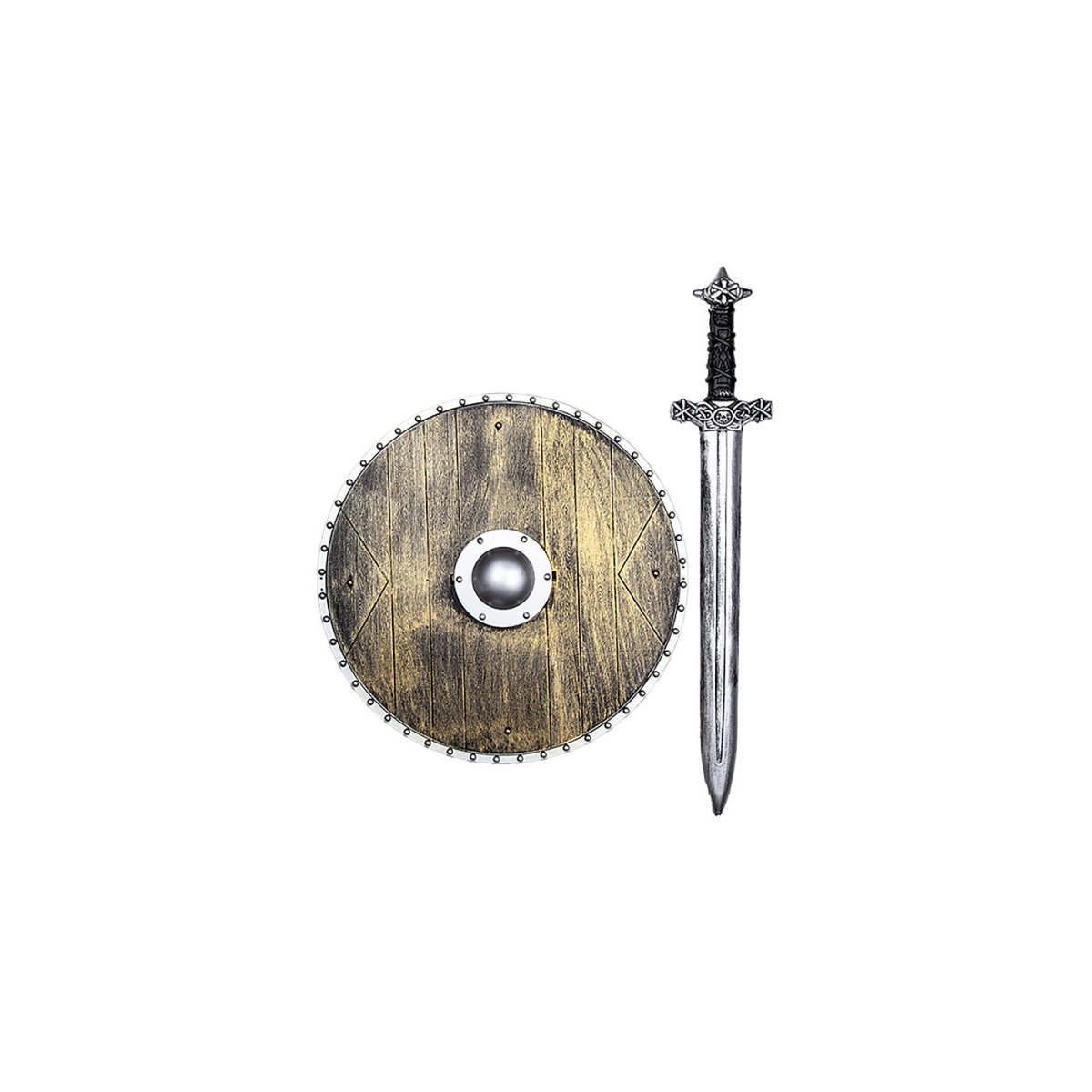 Wicked Costumes Ltd - Viking Sword & Shield - Child - Fancy Dress Central