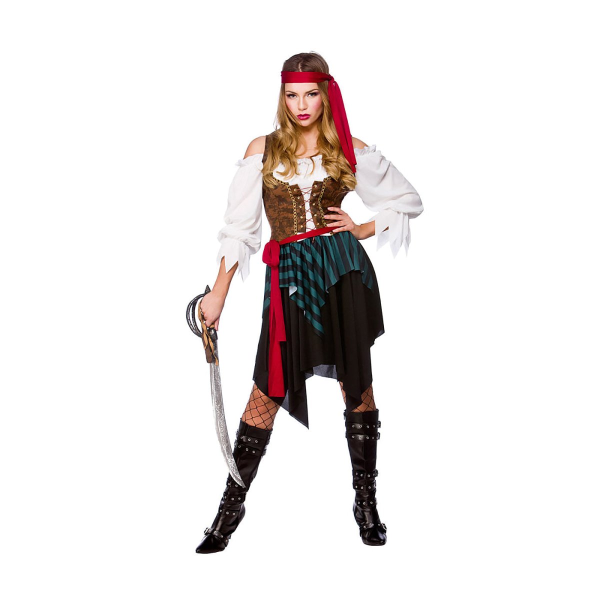 Wicked Costumes - Caribbean Pirate Costume - Women - Fancy Dress Central
