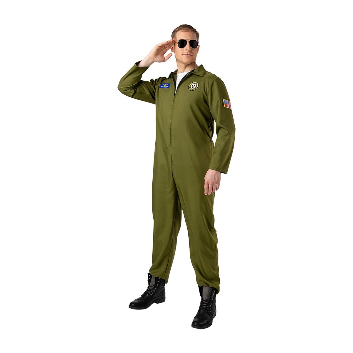 Wicked Costumes - Top Shot Pilot Costume - Men - Fancy Dress Central
