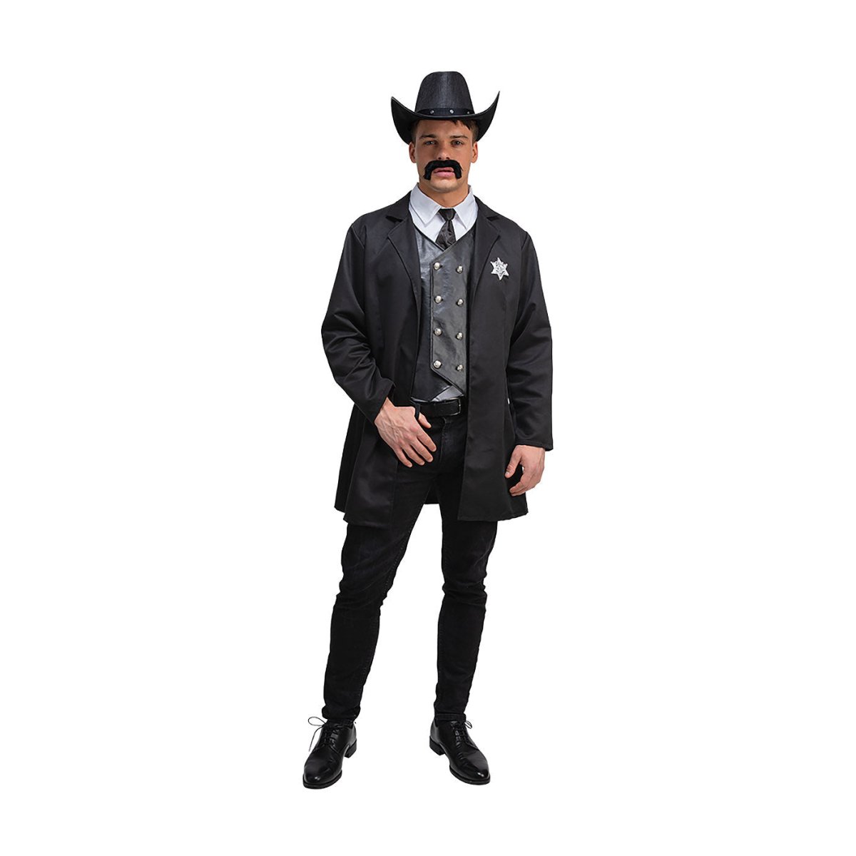Wicked Costumes - Western Sheriff Costume - Men - Fancy Dress Central