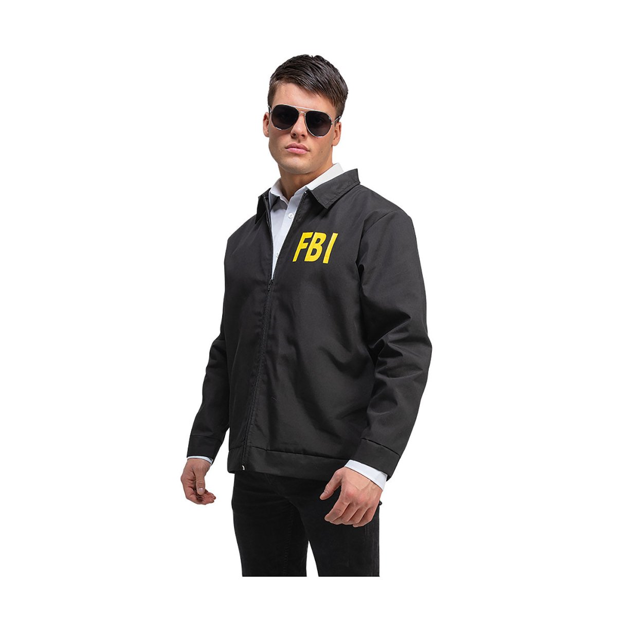 Wicked Costumes - FBI Police Jacket - Men - Fancy Dress Central
