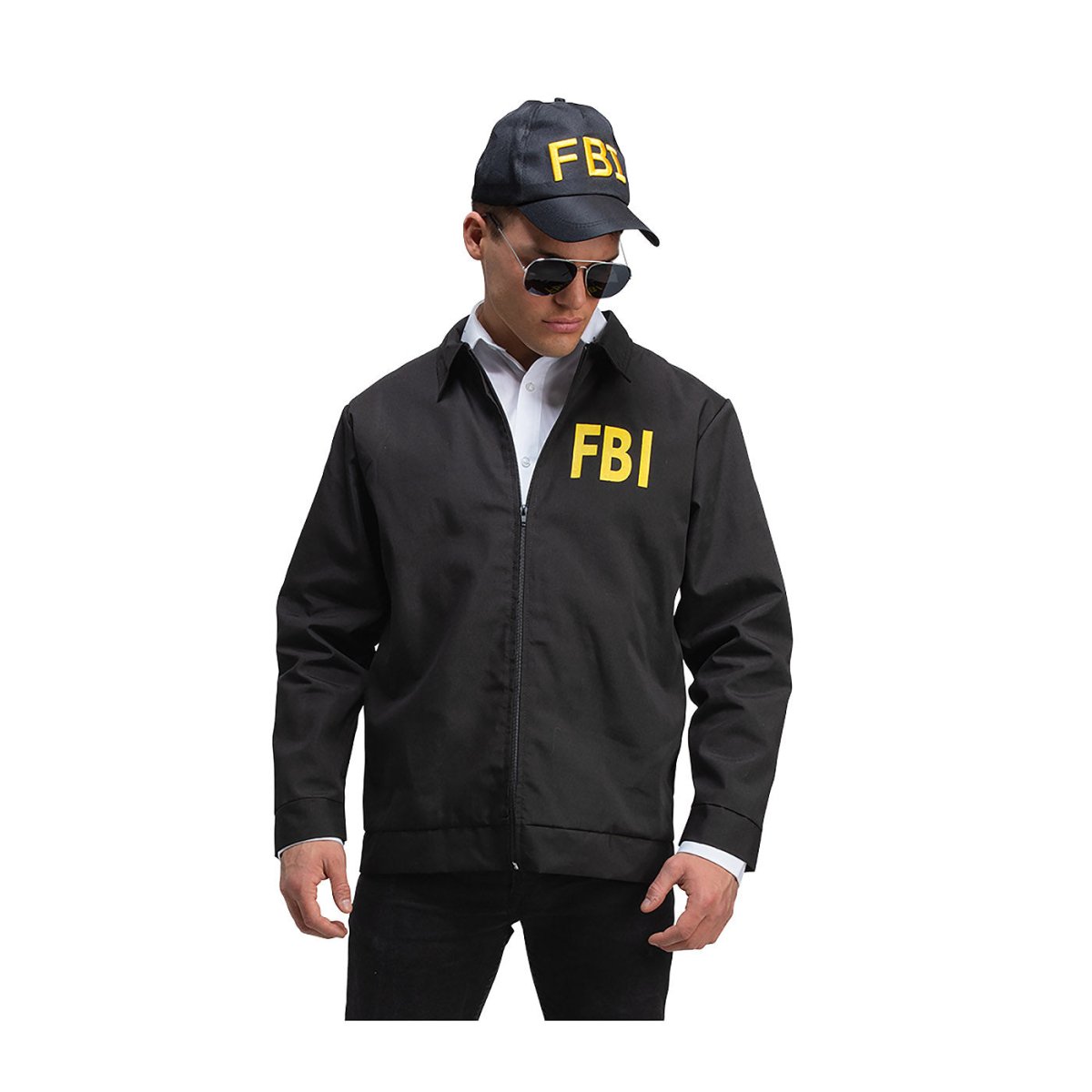 Wicked Costumes - FBI Police Jacket - Men - Fancy Dress Central