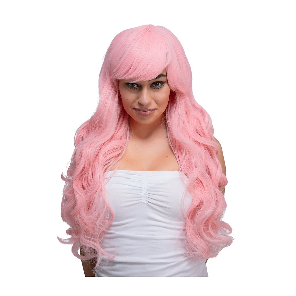 Wicked Costumes Ltd - Pink Cosplay Wig - Adult - Fancy Dress Central