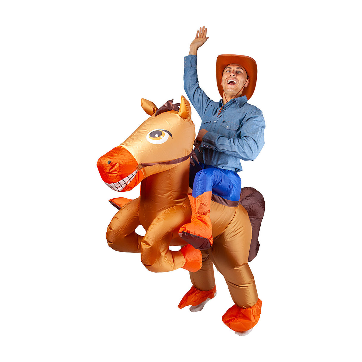 Inflatable Ride On Horse Costume - Adult