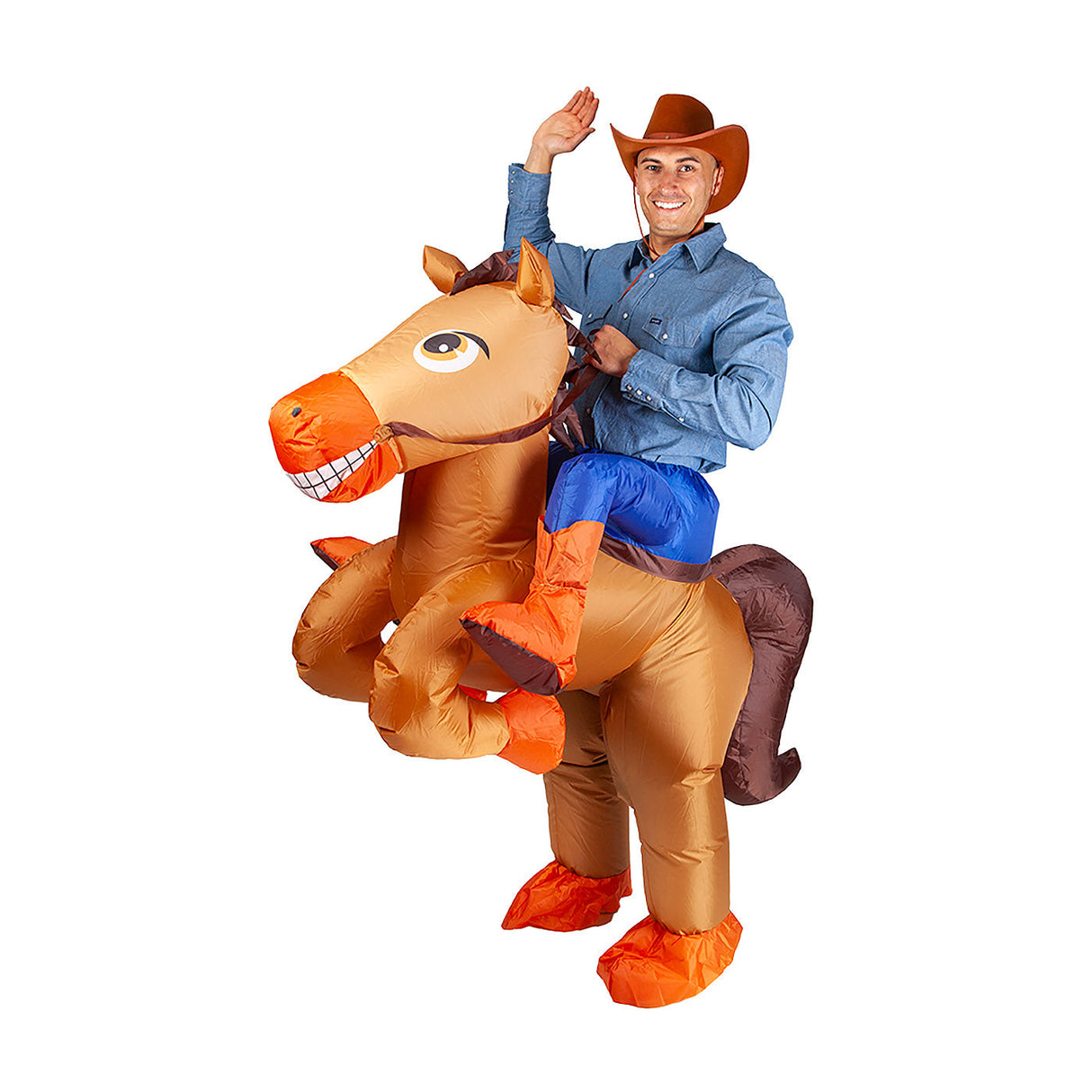 Inflatable Ride On Horse Costume - Adult