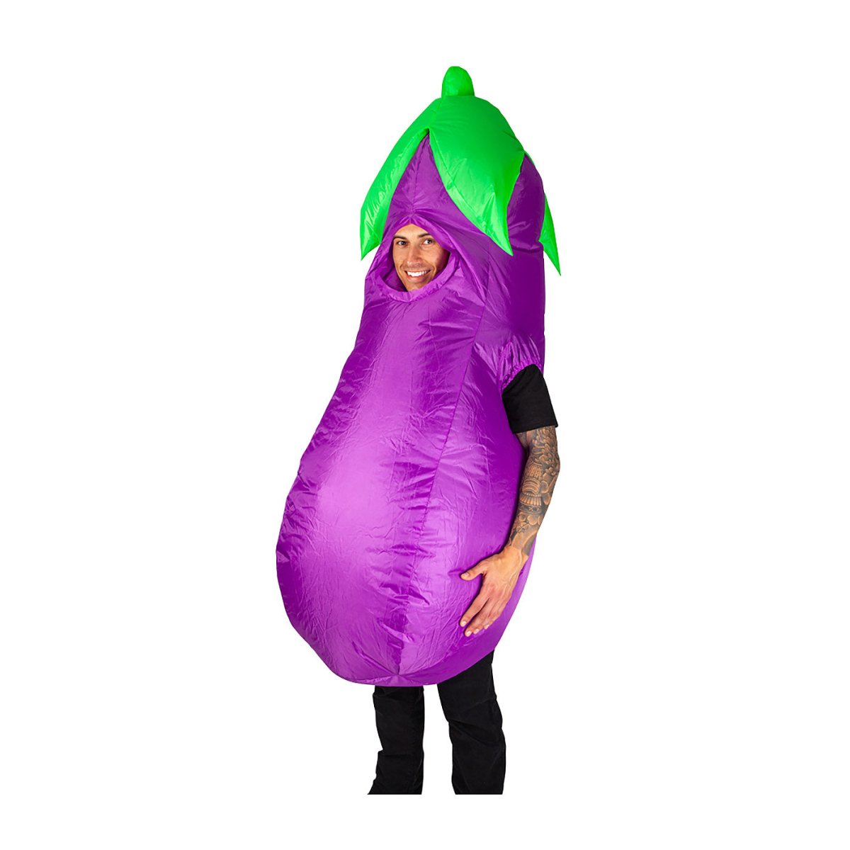 Wicked Costumes - Inflatable Aubergine Costume - Adult - Fancy Dress Central
