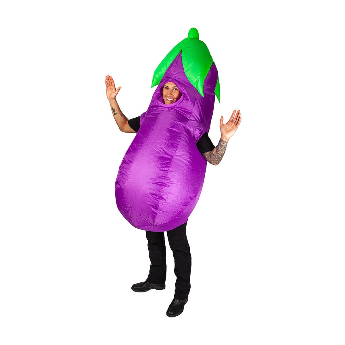 Wicked Costumes - Inflatable Aubergine Costume - Adult - Fancy Dress Central