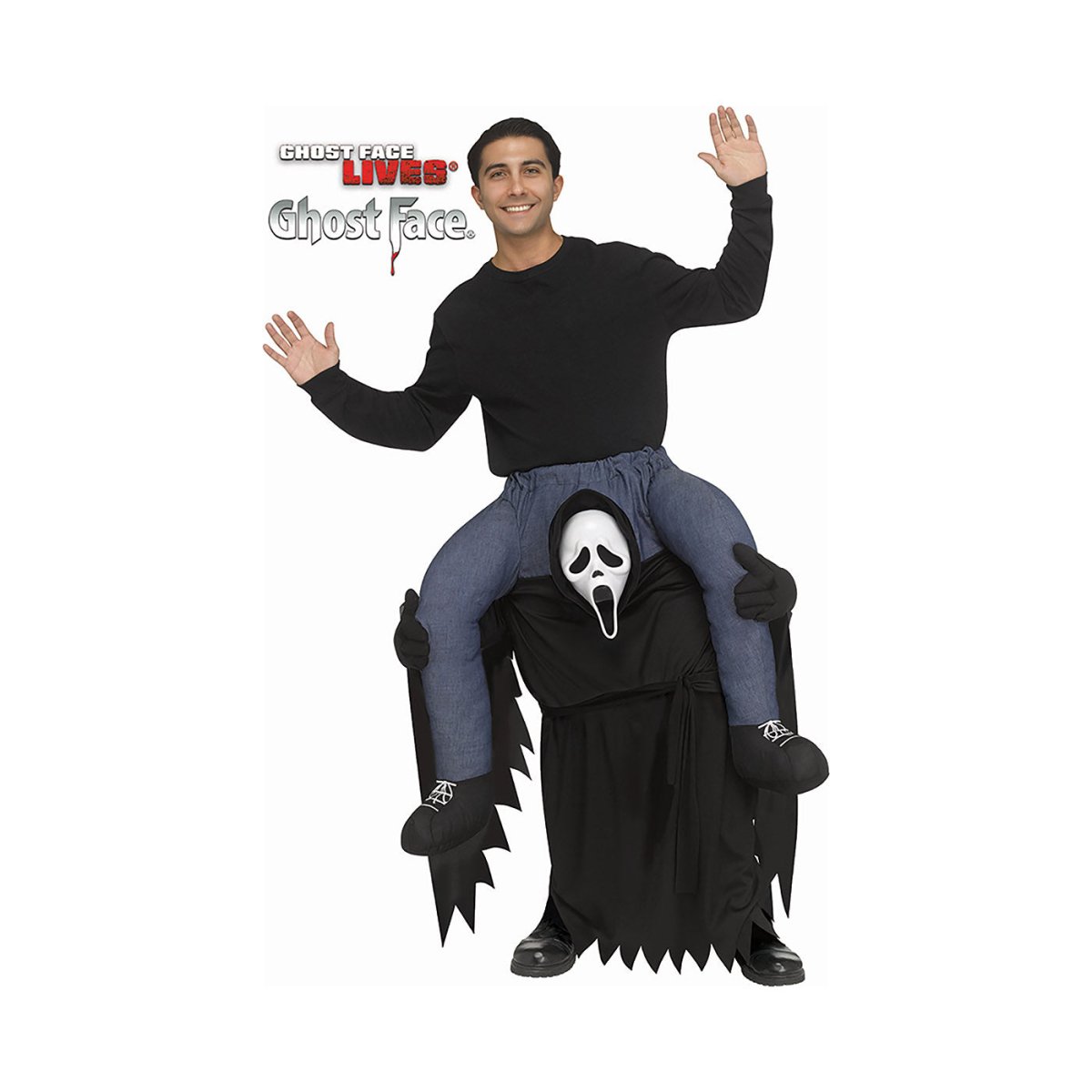 Wicked Costumes - Ghost Face Carry Me Costume - Adult - Fancy Dress Central