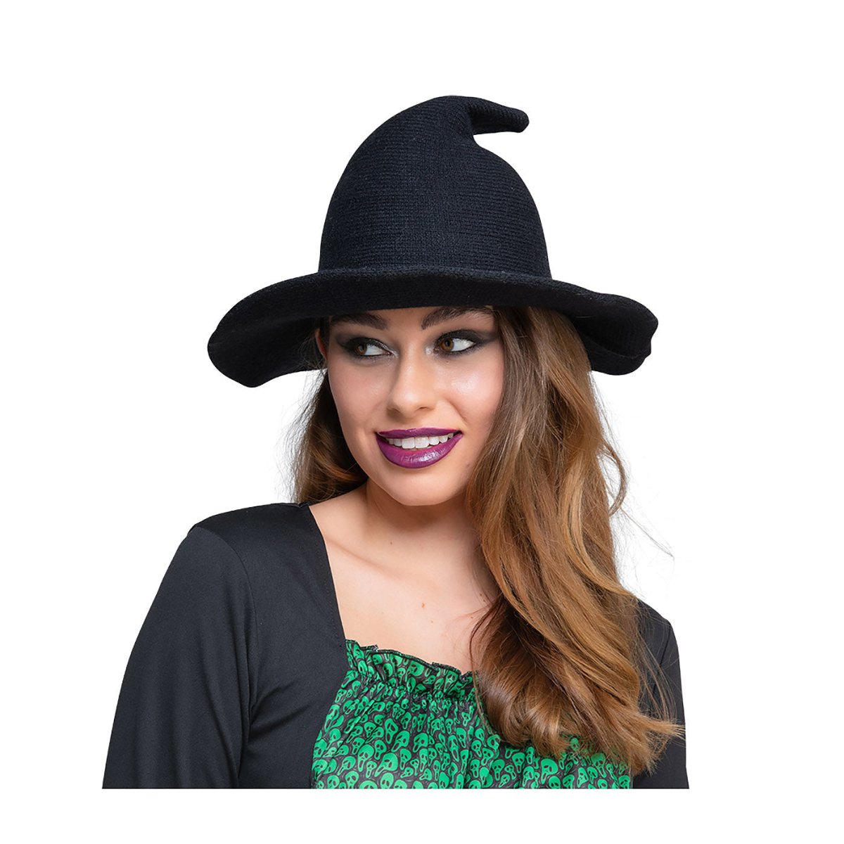 Wicked Costumes Ltd - Knitted Witches Hat - Women - Fancy Dress Central