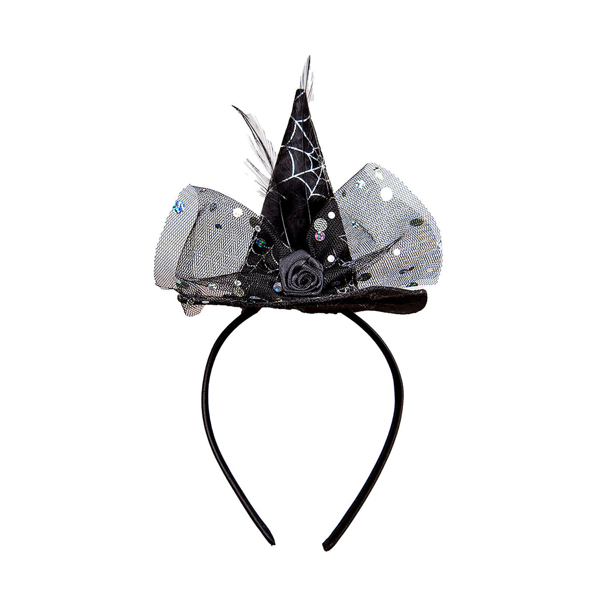 Wicked Costumes - Mini Witches Hat on Headband - Adult