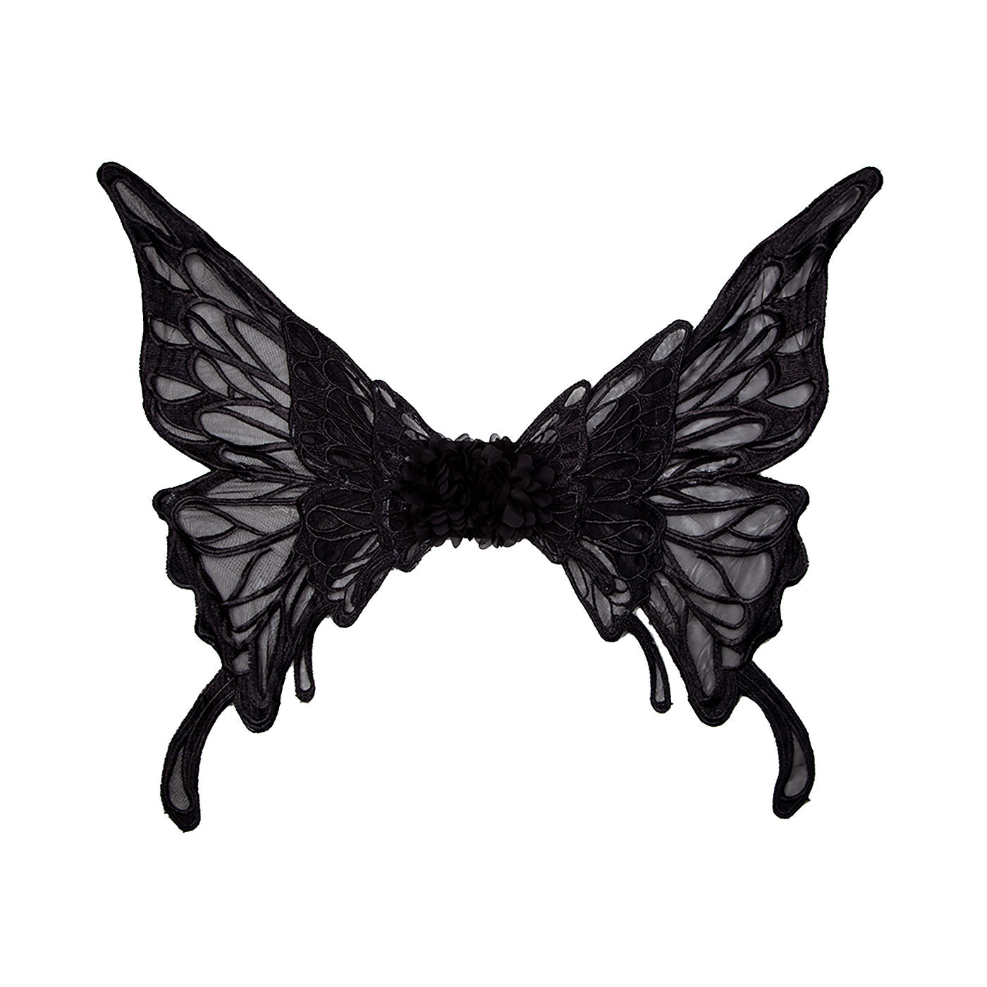 Black Butterfly Wings - Adult