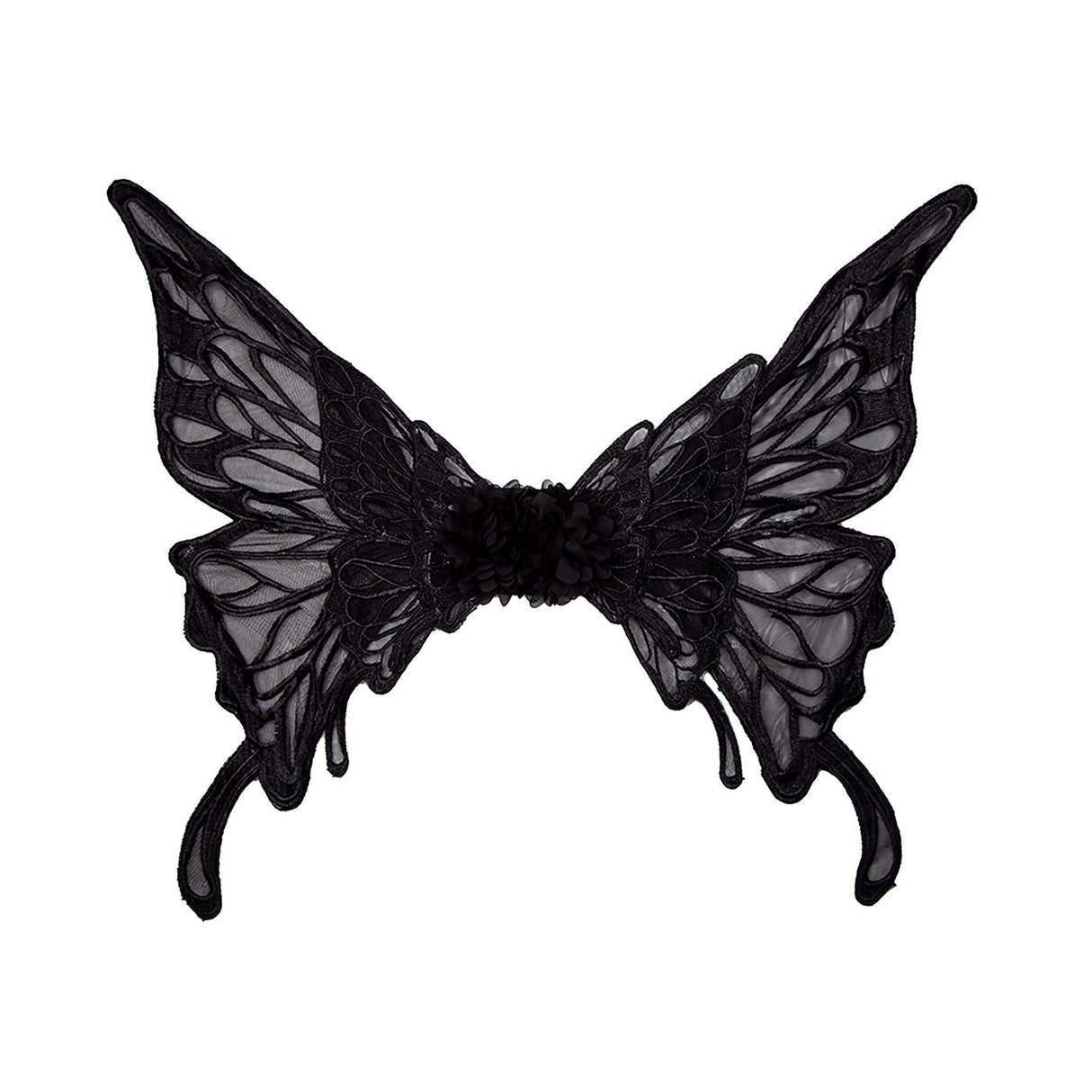 Black Butterfly Wings - Adult