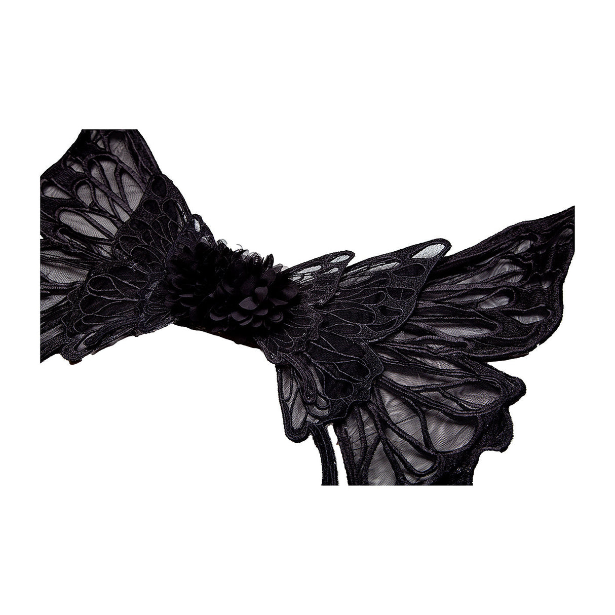 Black Butterfly Wings - Adult